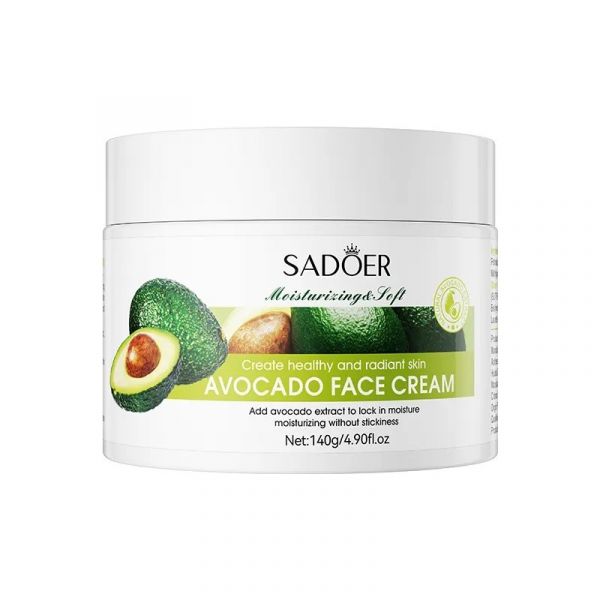 SADOER Moisturizing face cream with avocado seed oil 140g